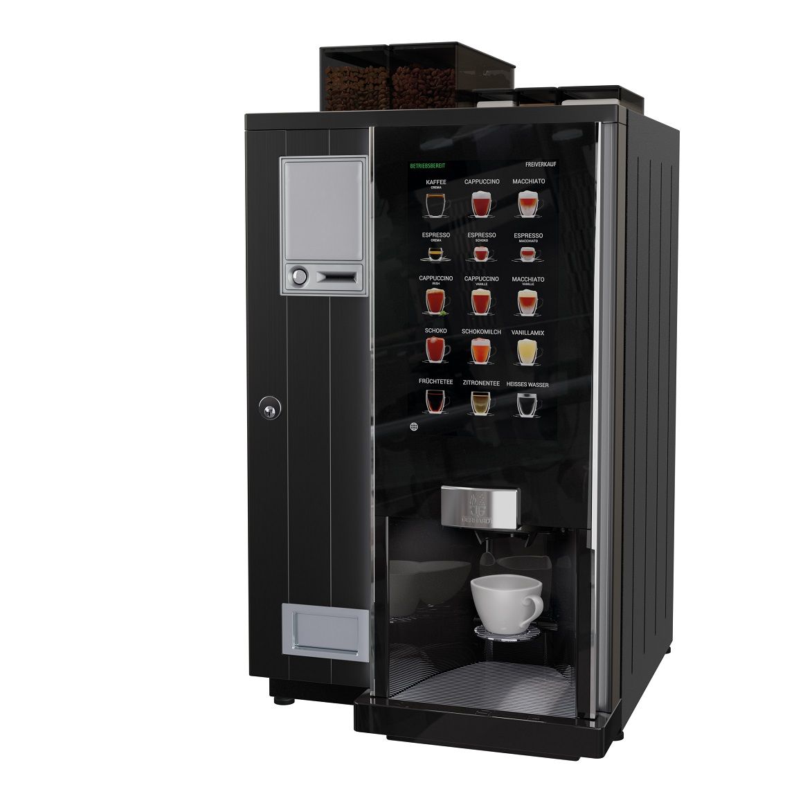 Kaffeeautomat Modell C in black